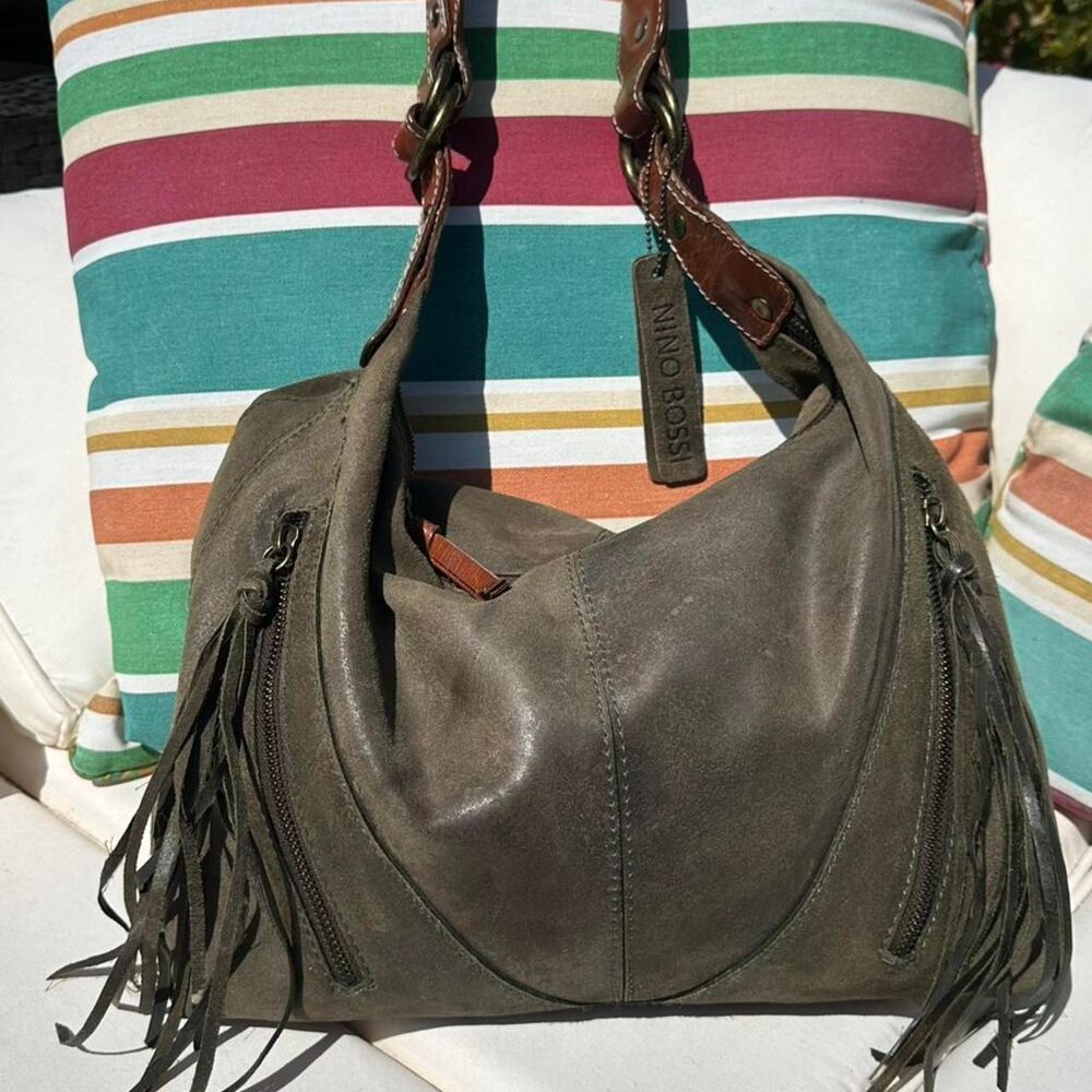 Unbranded Women's Khaki and Brown Bag